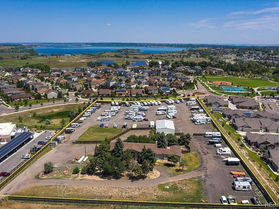 View of Arvada Boat & RV Storage from above